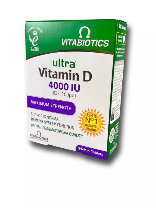Vitabiotics Ultra Vitamin D3 – 96 Tablets